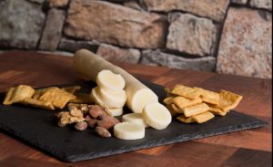 Delicias de la flor de guara cortadas en porciones para buffet