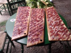 Tabla de Jamón ibérico cortado a cuchillo